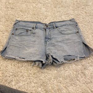 Free people denim shorts